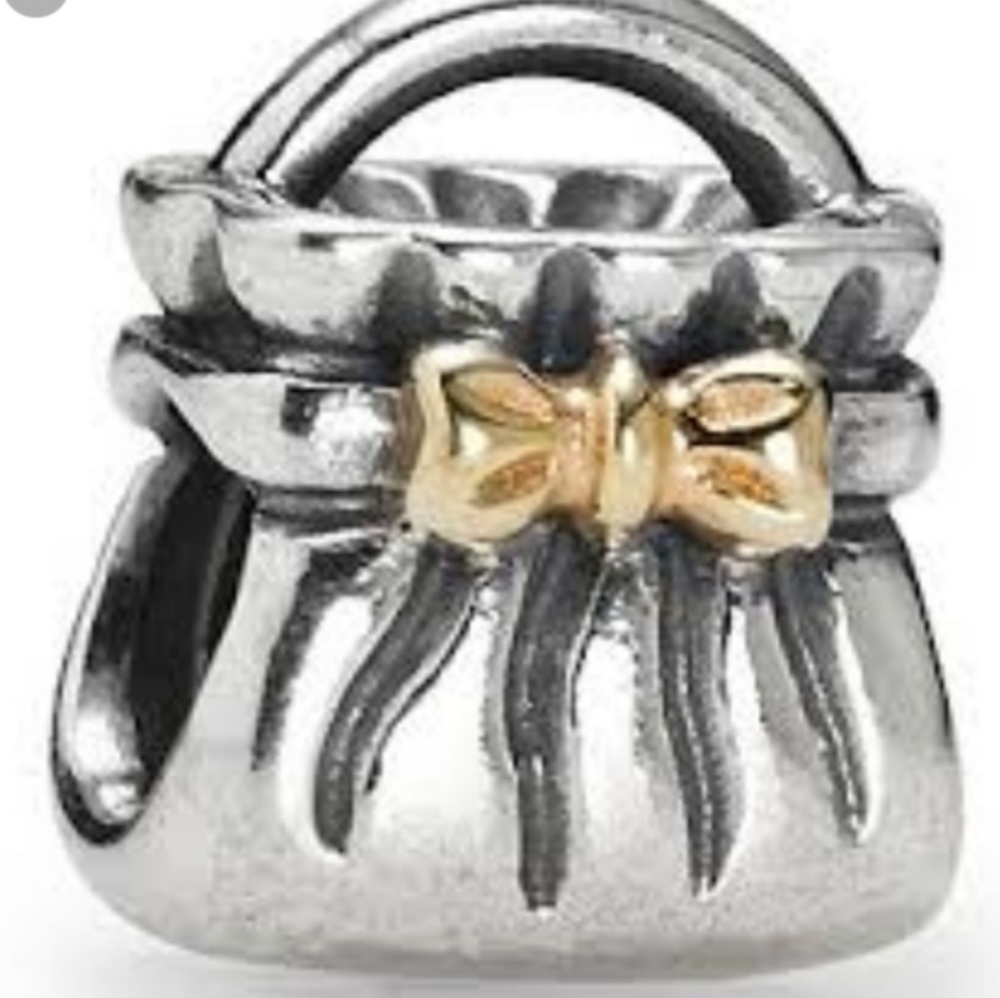 Retired Silver and Gold Pandora Charm